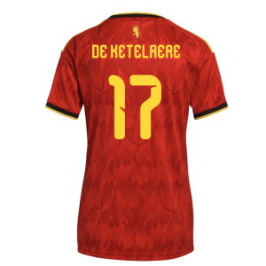 2026-2027 Belgium Home Shirt (Womens) (De Ketelaere 17)