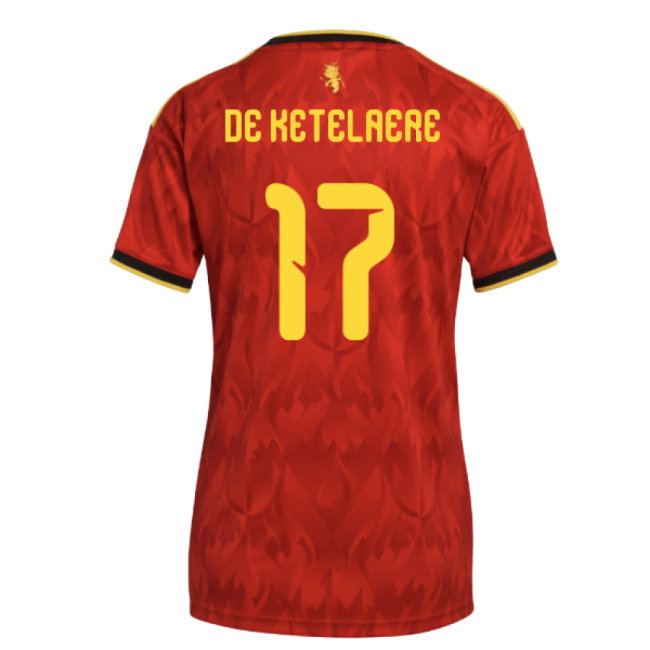 2026-2027 Belgium Home Shirt (Womens) (De Ketelaere 17)