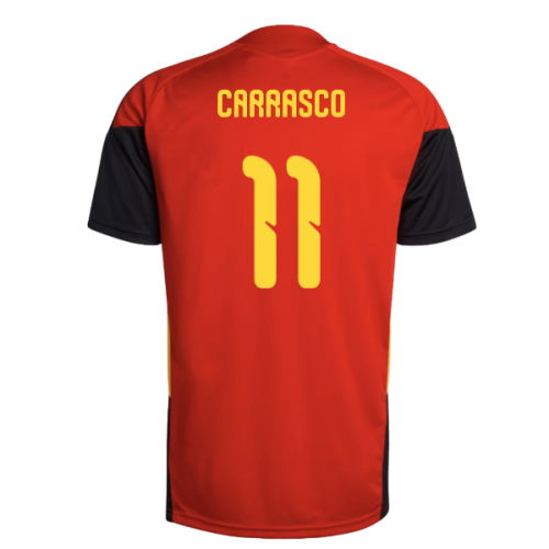2026-2027 Belgium Training Jersey (Red) (Carrasco 11)