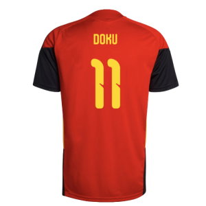 2026-2027 Belgium Training Jersey (Red) (Doku 11)