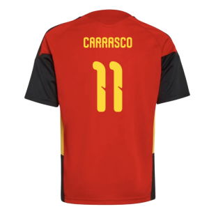 2026-2027 Belgium Training Jersey (Red) - Kids (Carrasco 11)