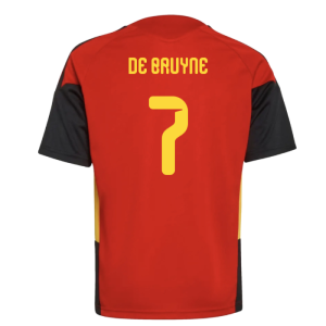 2026-2027 Belgium Training Jersey (Red) - Kids (De Bruyne 7)