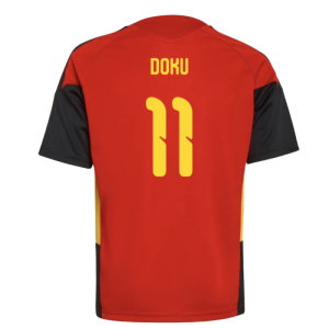 2026-2027 Belgium Training Jersey (Red) - Kids (Doku 11)