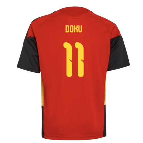 2026-2027 Belgium Training Jersey (Red) - Kids (Doku 11)
