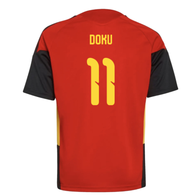 2026-2027 Belgium Training Jersey (Red) - Kids (Doku 11)