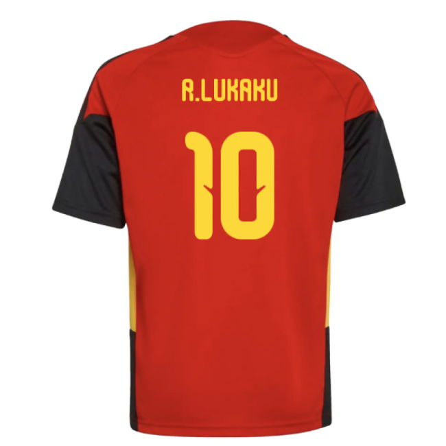 2026-2027 Belgium Training Jersey (Red) - Kids (R.Lukaku 10)