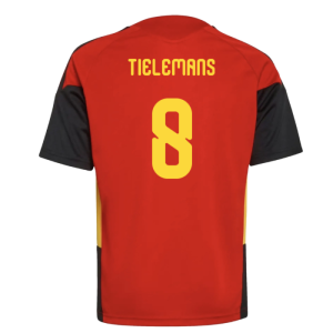 2026-2027 Belgium Training Jersey (Red) - Kids (Tielemans 8)