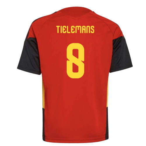 2026-2027 Belgium Training Jersey (Red) - Kids (Tielemans 8)