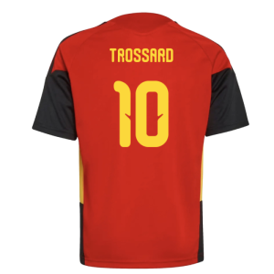 2026-2027 Belgium Training Jersey (Red) - Kids (Trossard 10)