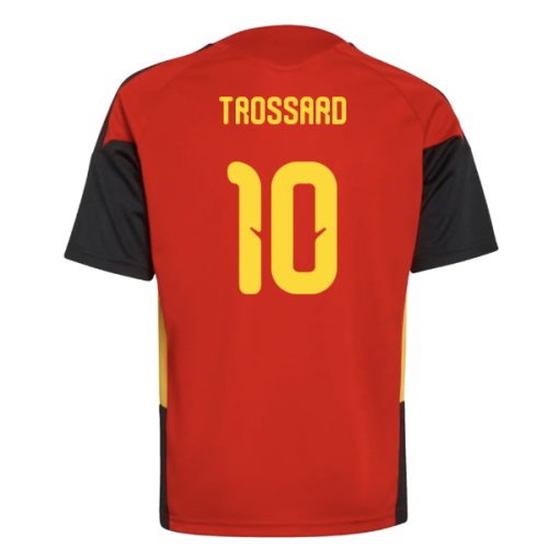 2026-2027 Belgium Training Jersey (Red) - Kids (Trossard 10)