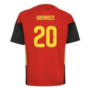 2026-2027 Belgium Training Jersey (Red) - Kids (Vanaken 20)