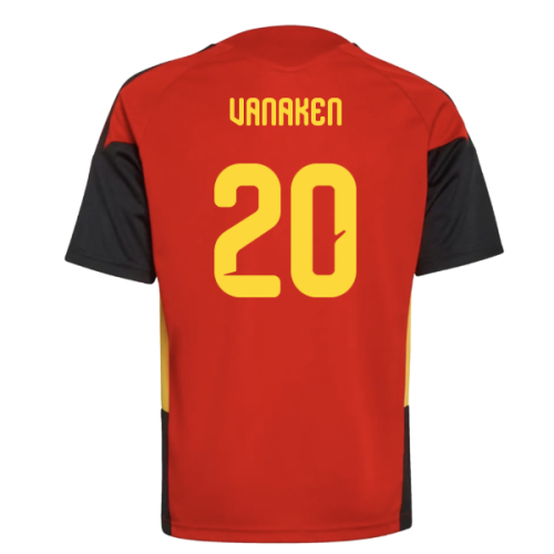 2026-2027 Belgium Training Jersey (Red) - Kids (Vanaken 20)