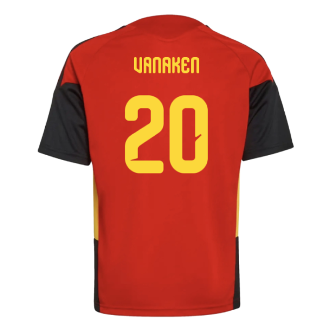 2026-2027 Belgium Training Jersey (Red) - Kids (Vanaken 20)