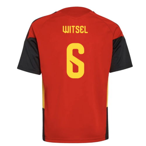 2026-2027 Belgium Training Jersey (Red) - Kids (Witsel 6)