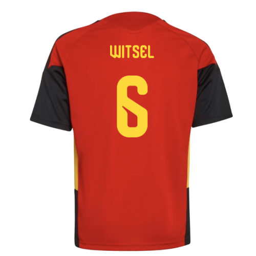2026-2027 Belgium Training Jersey (Red) - Kids (Witsel 6)