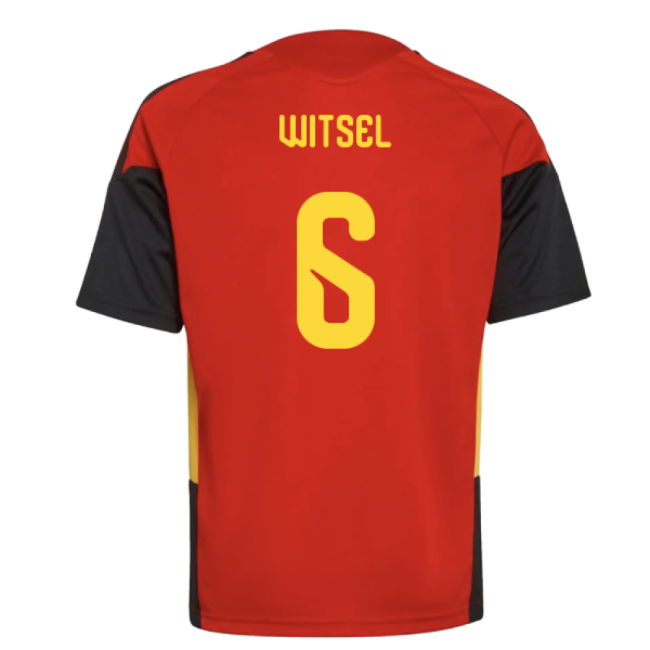 2026-2027 Belgium Training Jersey (Red) - Kids (Witsel 6)