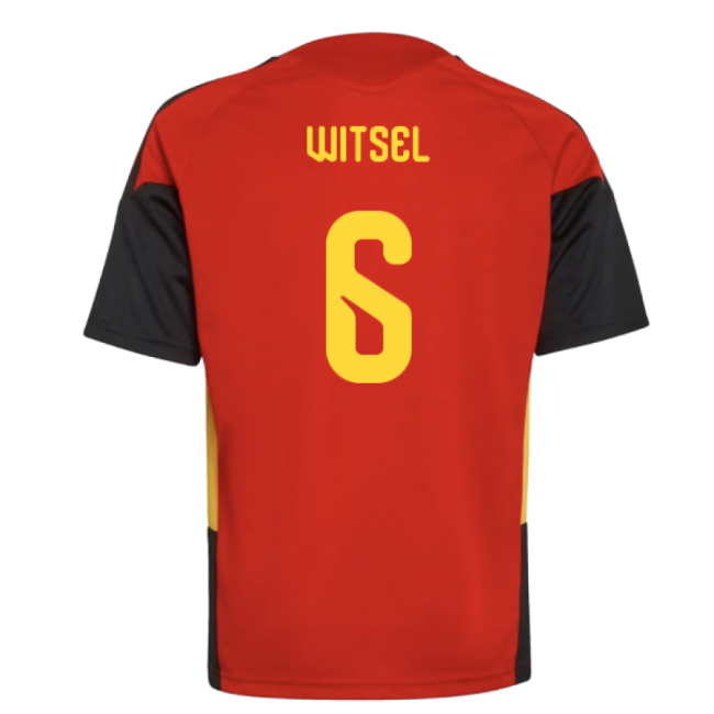 2026-2027 Belgium Training Jersey (Red) - Kids (Witsel 6)