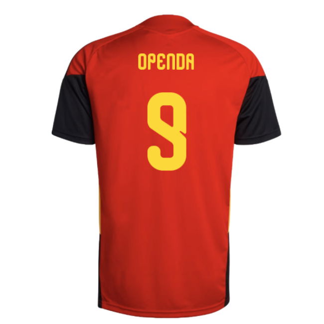 2026-2027 Belgium Training Jersey (Red) (Openda 9)