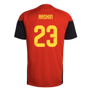 2026-2027 Belgium Training Jersey (Red) (Raskin 23)