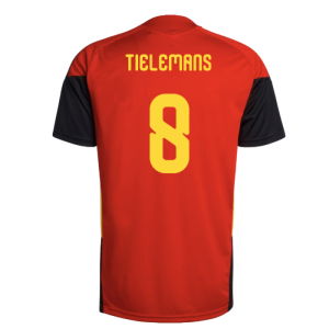 2026-2027 Belgium Training Jersey (Red) (Tielemans 8)
