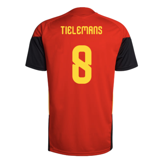 2026-2027 Belgium Training Jersey (Red) (Tielemans 8)