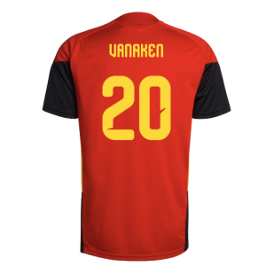 2026-2027 Belgium Training Jersey (Red) (Vanaken 20)