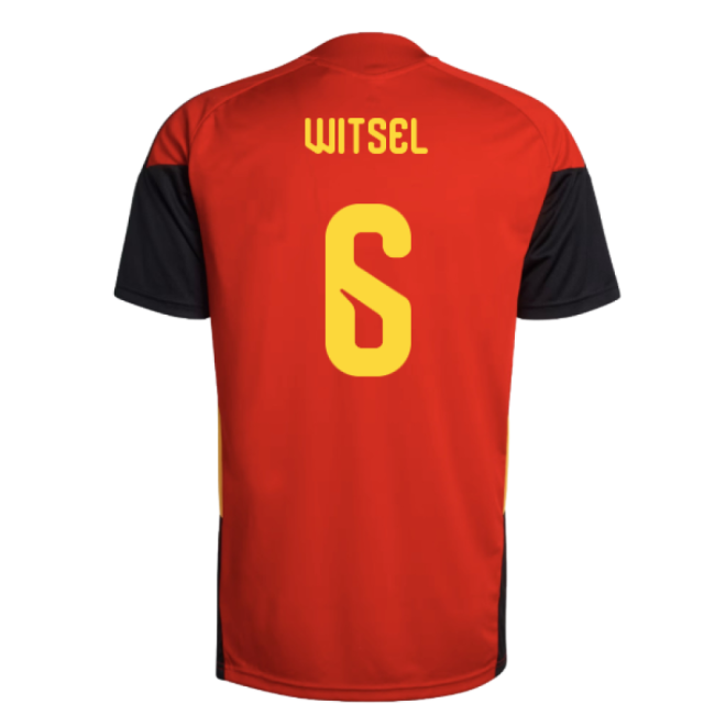 2026-2027 Belgium Training Jersey (Red) (Witsel 6)