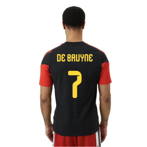 2026-2027 Belgium Training Tee (Black) (De Bruyne 7)