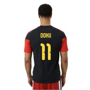 2026-2027 Belgium Training Tee (Black) (Doku 11)