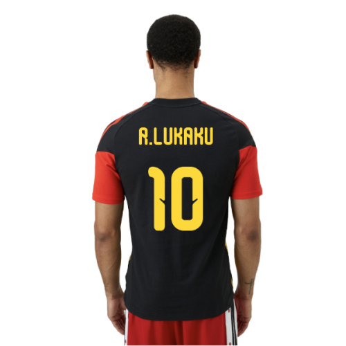 2026-2027 Belgium Training Tee (Black) (R.Lukaku 10)