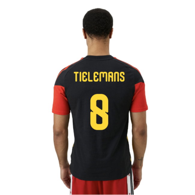 2026-2027 Belgium Training Tee (Black) (Tielemans 8)