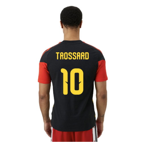 2026-2027 Belgium Training Tee (Black) (Trossard 10)