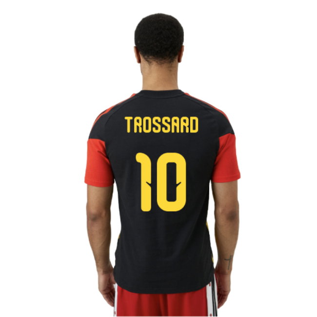 2026-2027 Belgium Training Tee (Black) (Trossard 10)