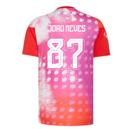 2026-2027 Benfica Pre-Match Shirt (Red) (Joao Neves 87)