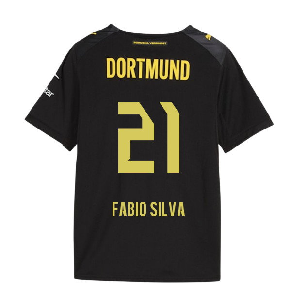 2026-2027 Borussia Dortmund Away Shirt (Kids) (Fabio Silva 21)