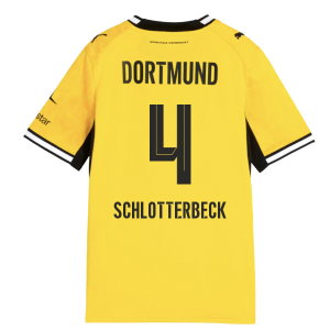 2026-2027 Borussia Dortmund Home Shirt (Kids) (Schlotterbeck 4)