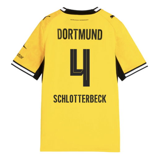 2026-2027 Borussia Dortmund Home Shirt (Kids) (Schlotterbeck 4)