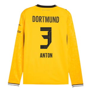 2026-2027 Borussia Dortmund Long Sleeve Home Shirt (Anton 3)
