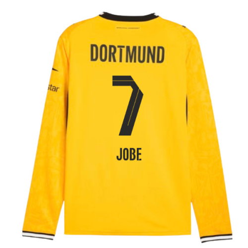 2026-2027 Borussia Dortmund Long Sleeve Home Shirt (Jobe 7)