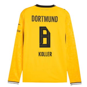 2026-2027 Borussia Dortmund Long Sleeve Home Shirt (Koller 8)