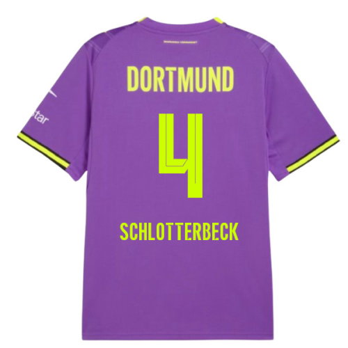 2026-2027 Borussia Dortmund Third Shirt (Schlotterbeck 4)