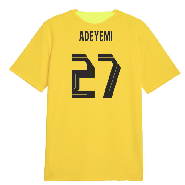 2026-2027 Borussia Dortmund Training Jersey (Yellow) (Adeyemi 27)