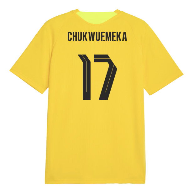 2026-2027 Borussia Dortmund Training Jersey (Yellow) (Chukwuemeka 17)