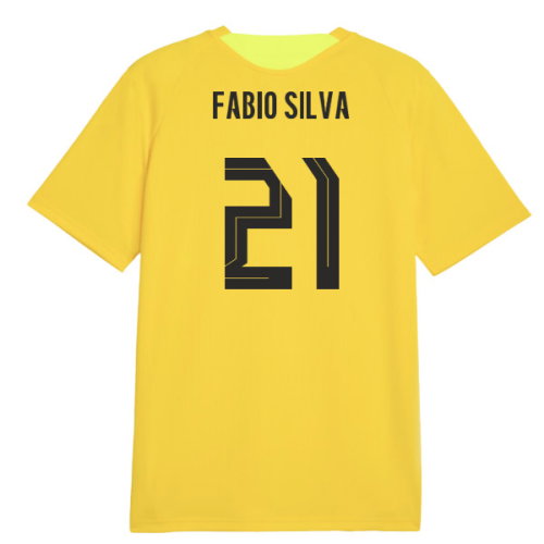 2026-2027 Borussia Dortmund Training Jersey (Yellow) (Fabio Silva 21)