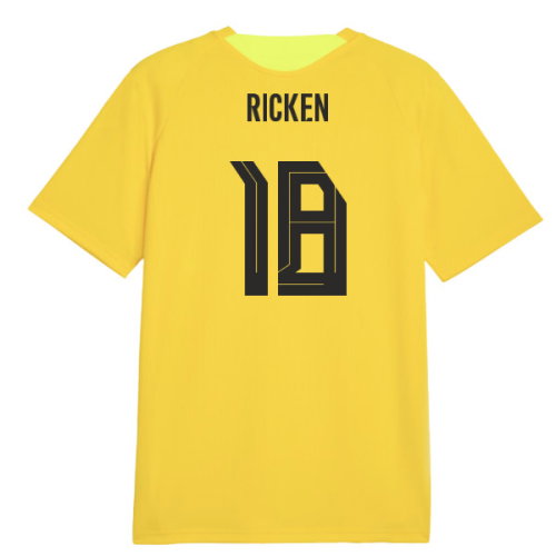 2026-2027 Borussia Dortmund Training Jersey (Yellow) (Ricken 18)