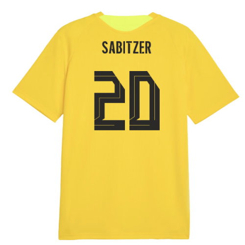 2026-2027 Borussia Dortmund Training Jersey (Yellow) (Sabitzer 20)