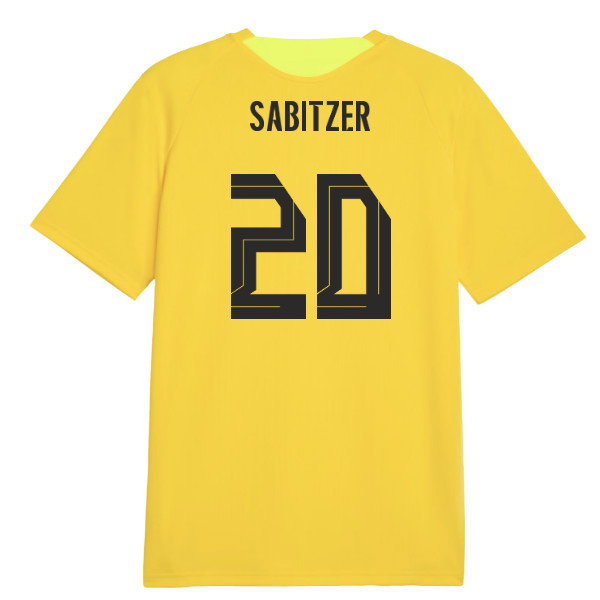 2026-2027 Borussia Dortmund Training Jersey (Yellow) (Sabitzer 20)