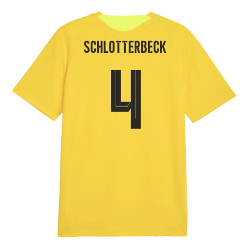 2026-2027 Borussia Dortmund Training Jersey (Yellow) (Schlotterbeck 4)