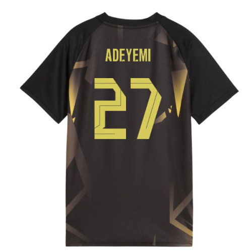 2026-2027 Borussia Dortmund Warm Up Jersey (Black) (Adeyemi 27)