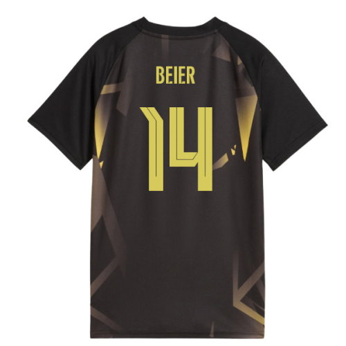 2026-2027 Borussia Dortmund Warm Up Jersey (Black) (Beier 14)